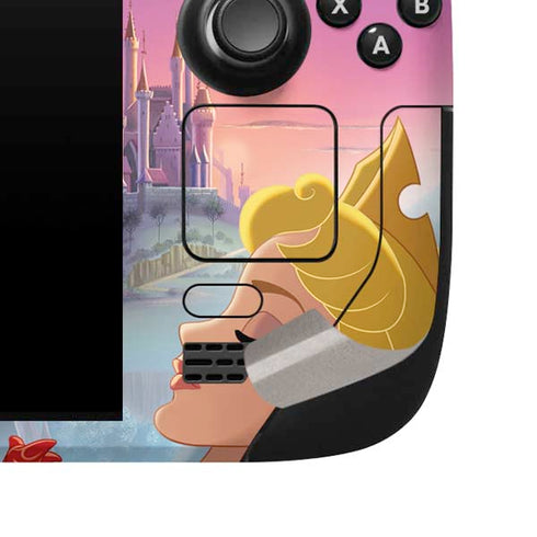 Disney Villains Sleeping Beauty and Maleficent Art Steam Deck Handheld Gaming Computer Skin